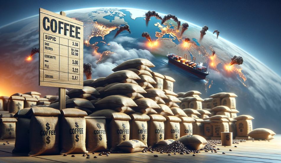 La Guerra vicino al Canale di Suez Provoca Subito i Suoi Effetti sull'Economia: i Prezzi del Caffè aumenteranno. Fai Scorta Adesso